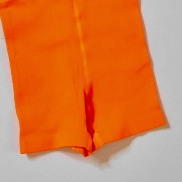NWT!! FREE PEOPLE FP Movement Free Throw Shorts Burning Up Orange X-Small - Picture 11 of 15